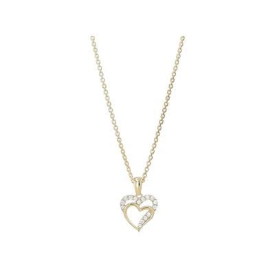 Kette ohne Anhänger ADELIA´S "Halskette mit Anhänger – Herz aus 925 Silber", gold, Halsketten, Damen, 45cm, Silber 925 (Sterlingsilber), Ein stilvolles Geschenk für besondere Momente