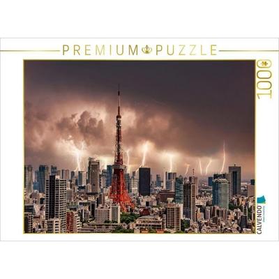 CALVENDO Puzzle Tokio-Panorama | 1000 Teile Lege-Größe 64x48cm Foto-Puzzle für glückliche Stunden