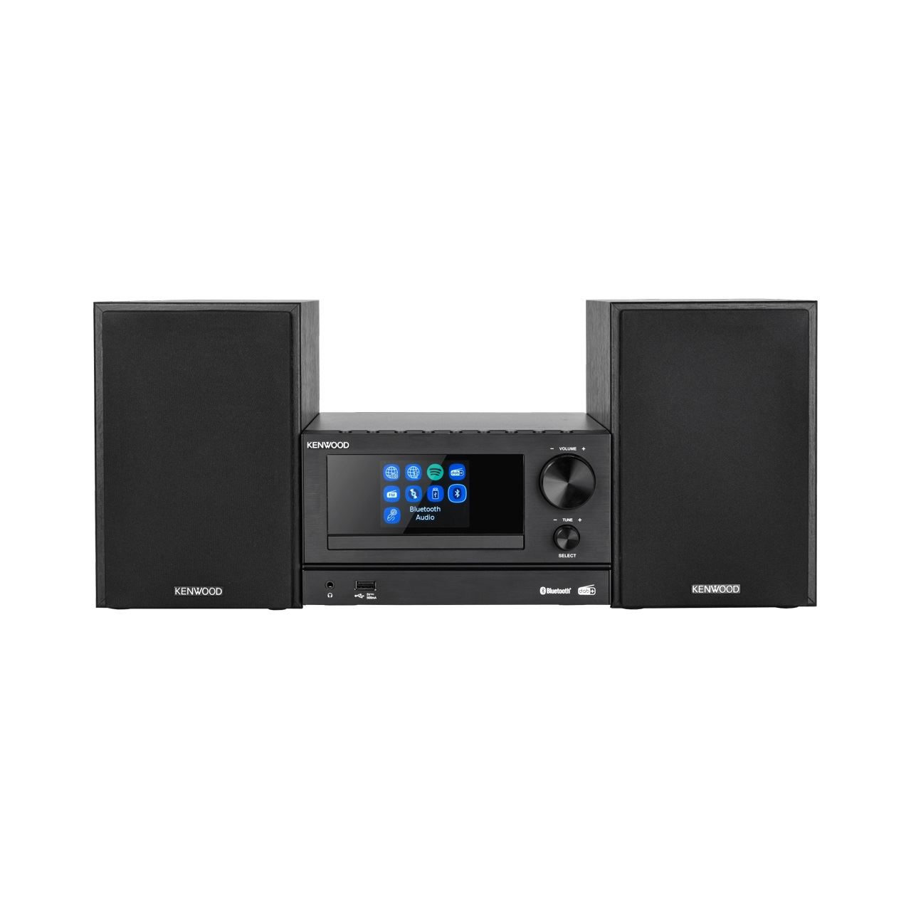Kenwood M-7000S-B Smart Micro HiFi-System mit DAB+, WIFI, Internetradio, schwarz