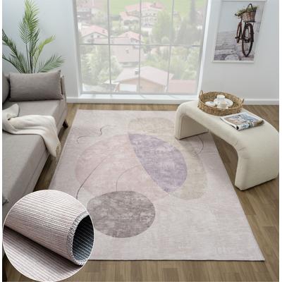 Outdoorteppich "Owen, LAGERRÄUMUNG", beige (creme,beige), B:160cm H:10mm L:230cm, Polyester, MYFLAIR MÖBEL & ACCESSOIRES, Teppiche, Outdoorteppich, bedruckt, modernes Design, In- & Outdoor geeignet, waschbar