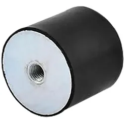 RS PRO, Zubehör Lagereinrichtung, Gummi Vibrationsdämpfer, Innengewinde-Puffer M8, Ø 30mm x 30mm, 60 Shore A