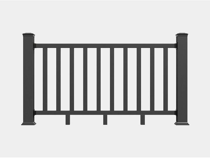 Garde-corps en composite - Kit de départ - H100 x L200 cm - Anthracite - GUARO
