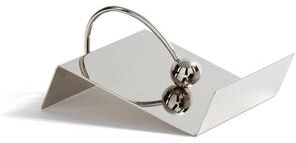 Zodax Sleek Polished Nickel Cocktail Napkin Holder