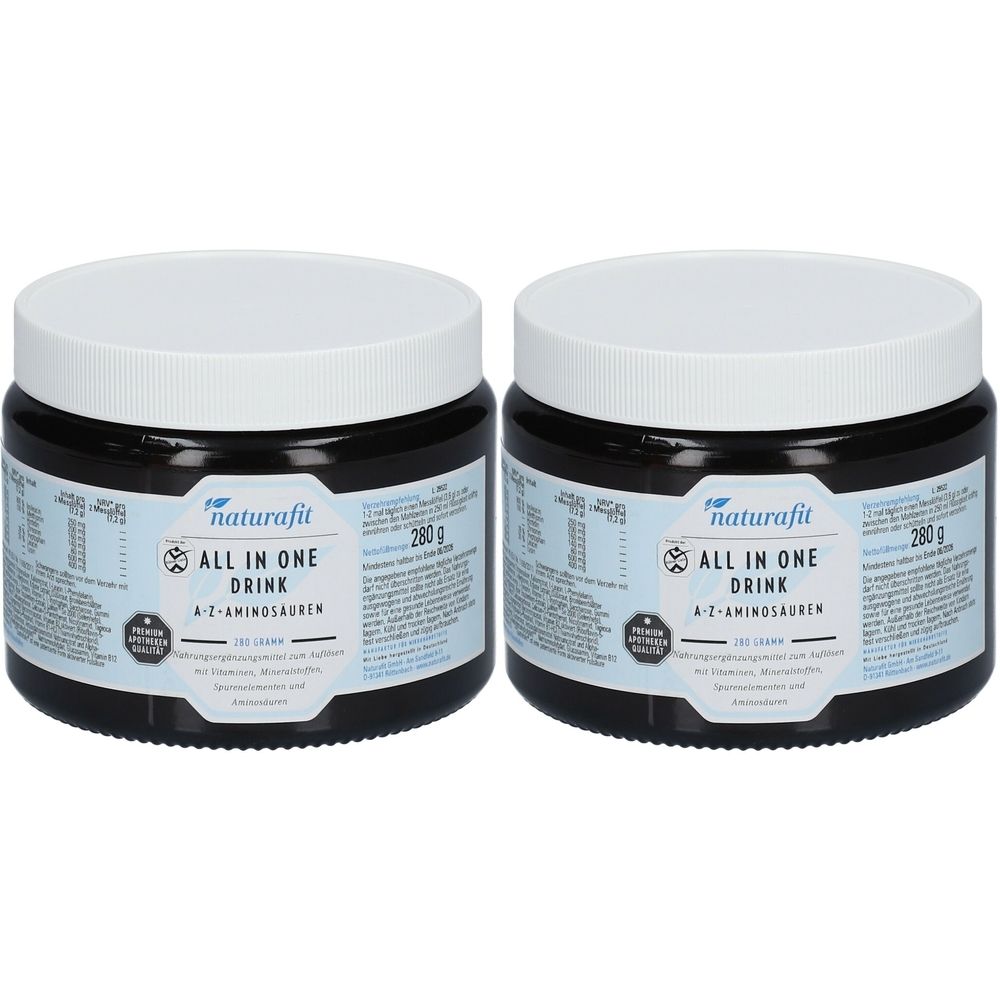 Naturafit All in One Drink A-Z+Aminosäuren Pulver 2x 2x280 g