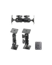 Brodit 173 g 132 mm Pedestal Mount 5" Total lenght: With ball head and wingnut AMPS-holes (202016)