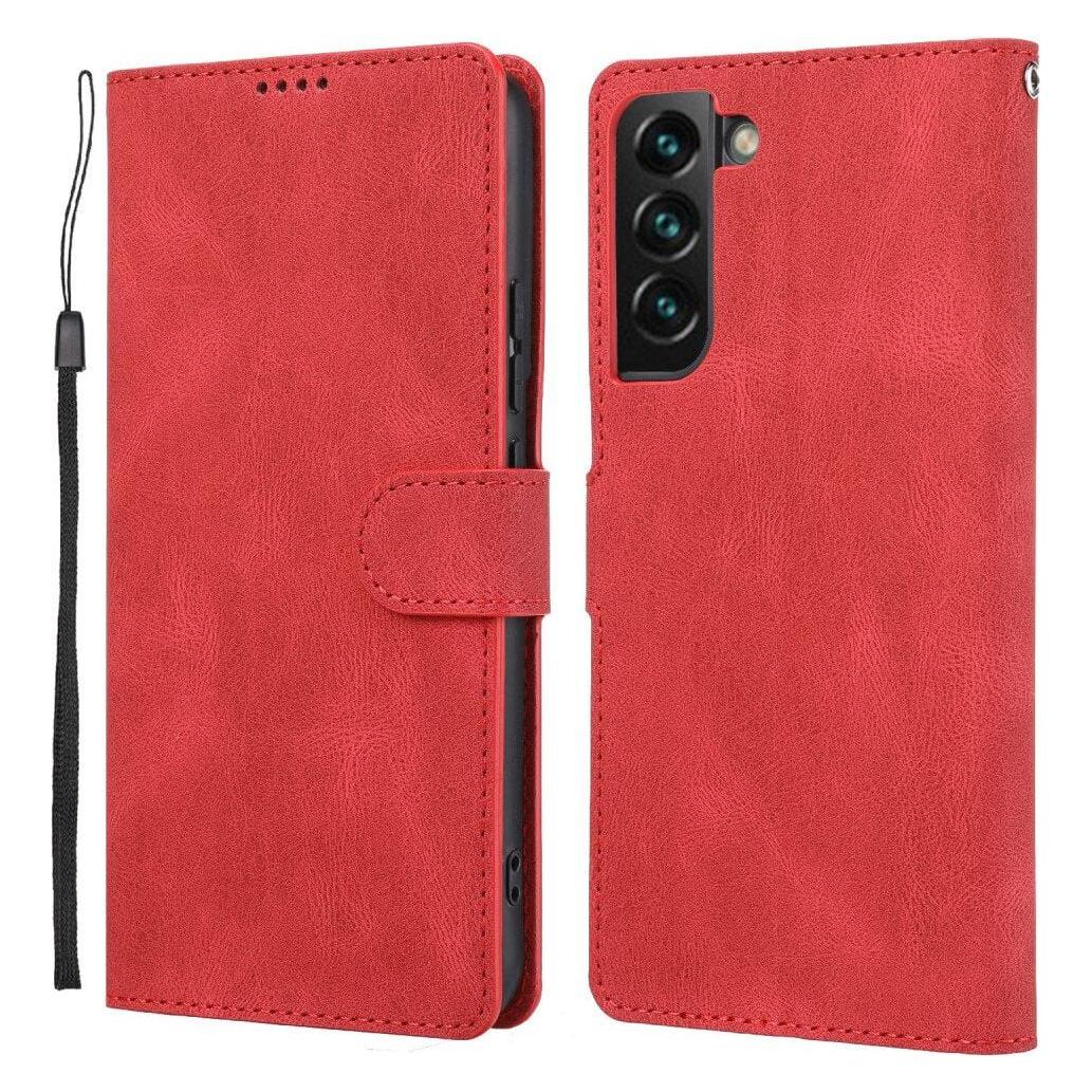 Cover-Discount Galaxy S23 - Leder Etui Hülle rot (Samsung Galaxy S23) (660118030C)
