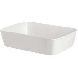 La Porcellana Bianca Anghiari Lasagneform - Weiss 35 x 25 cm, Auflaufform, Weiss