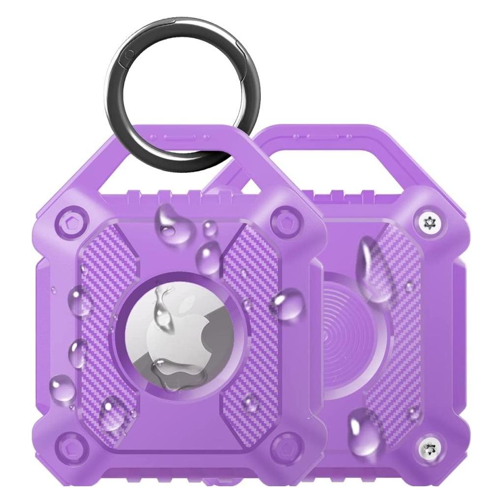 Screenguard Apple Airtag Rugged Armor Case Hülle mit Anhänger (00031331)