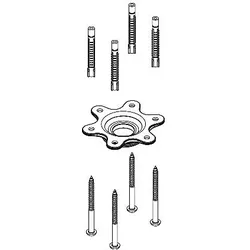 hansgrohe Befestigungssatz für Brausearm 95208000
