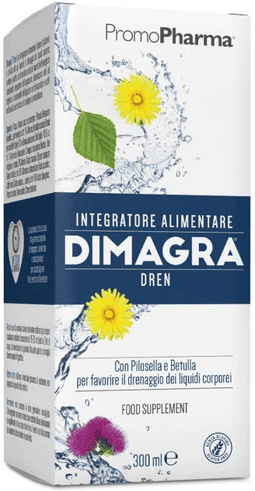 Dimagra Dren Sciroppo Integratore per il Drenaggio dei Liquidi Corporei 300 ml