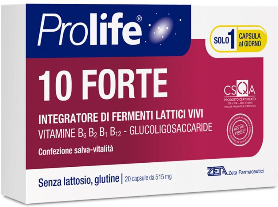 ZETA FARMACEUTICI SpA Prolife 10 Forte, 20 Capsule