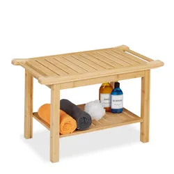 Relaxdays, Hocker, Badhocker (75 x 40.50 x 45 cm)