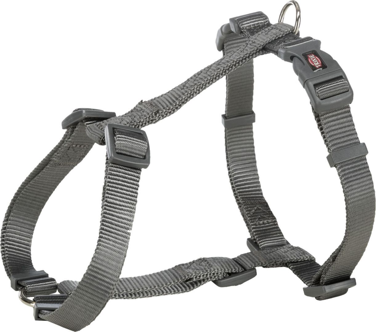 TRIXIE Premium H-Geschirr, XXS–XS: 20–32 cm / 10 mm, grafit