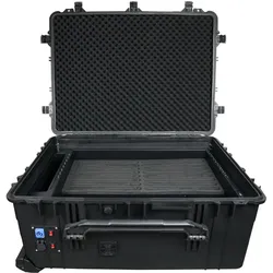 Good Connections GC ATON2 T16C Tablet-Ladetrolley für bis zu 16 Geräte USB-C (16 Ports), USB Ladegerät, Schwarz