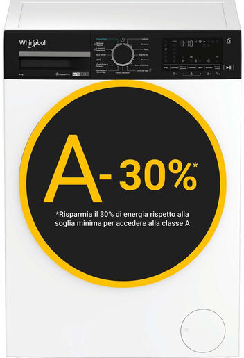 Whirlpool Lavatrice smart connessa con WiFi 9 kg - WPM 99W ADS IT