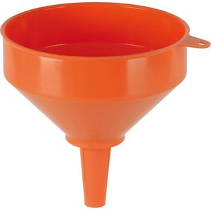 Pressol Trichter 02367020, orange, Ø 25 cm, aus Kunststoff, mit Aufhängeöse & Sieb