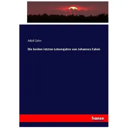 Die beiden letzten Lebensjahre von Johannes Calvin, Fachbücher von Adolf Zahn