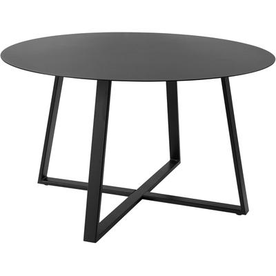 Couchtisch S.OLIVER "Gwenn", schwarz, B:80cm H:45cm T:80cm, Tische, Couchtisch, aus pulverbeschichtetem Metall für den flexiblen Einsatz