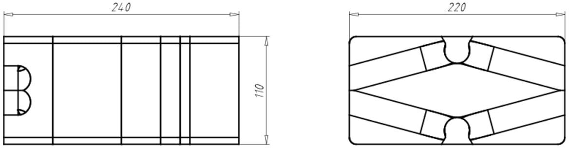 Kaiser System-Geräteträger 160-240 mm Multi-Geräte-Einsatz 9966.31)