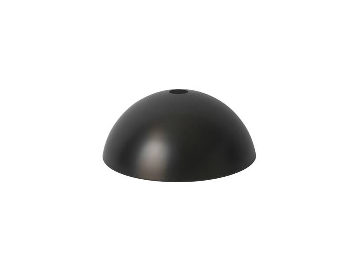 Ferm Living - Abat-jour Collect - Noir - Métal plaqué laiton - Designer Trine Andersen