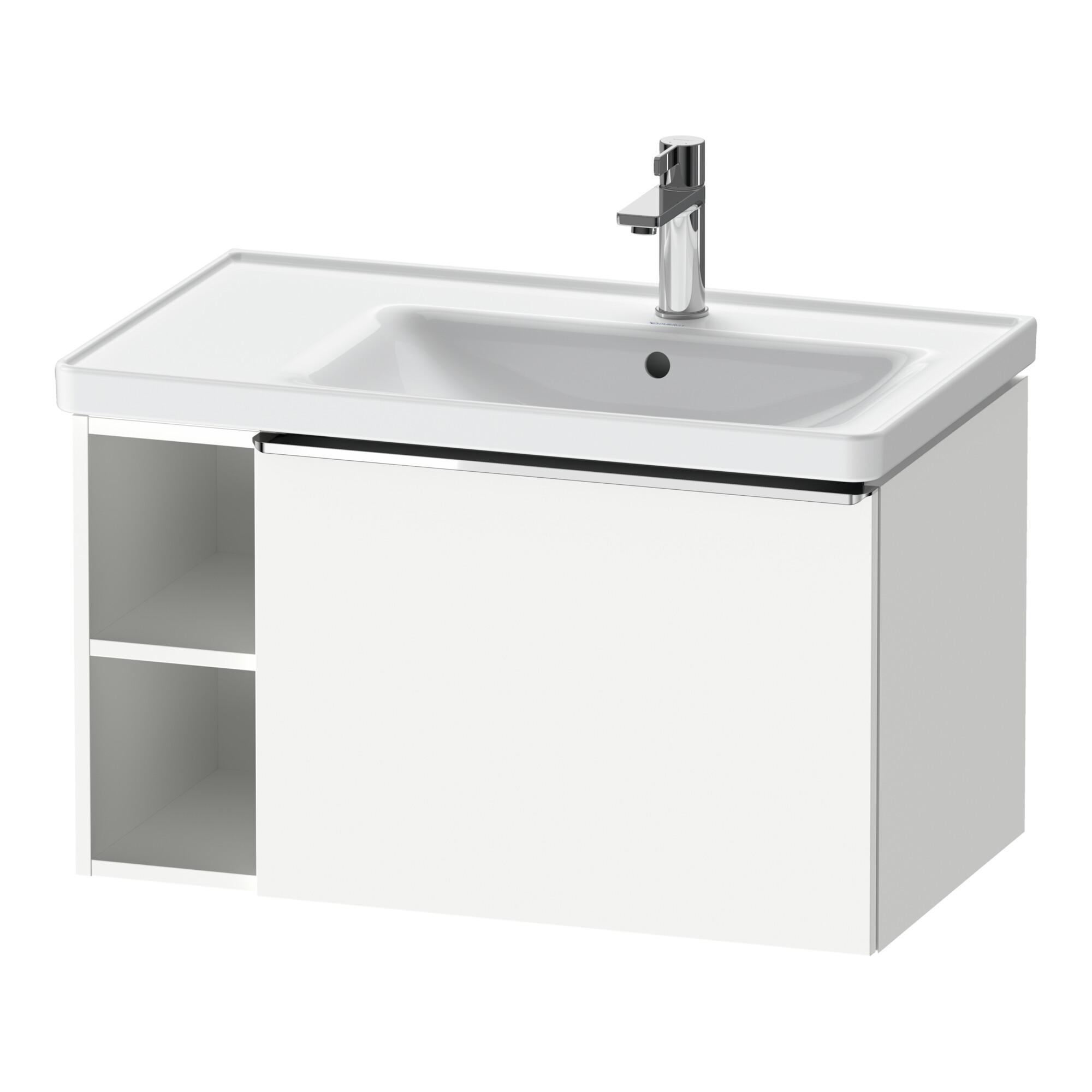 Duravit Waschtischunterschrank D-Neo 78,4x45,2cm, 1 A, Beck. re, chr/we ma (DE4257010180000)