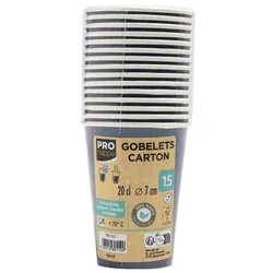 PROnappe Einweg-Kaffeebecher, marineblau 200 ml