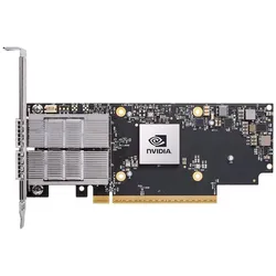 Nvidia ConnectX-7 adapt card 200Gb/s NDR200 IB, Netzwerkkarte, Schwarz, Grau