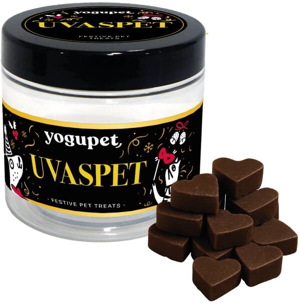 Yogupet Uvaspet Snacks para Cães e Gatos 100g