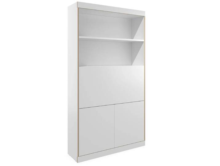 Müller Small Living - Flai Home-Office Sekretär, gross, CPL weiss