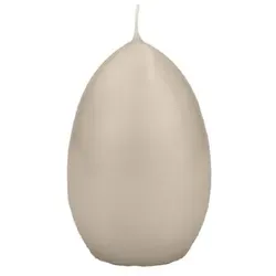 Wiedemann Kerzen Eikerzen Schlamm 120 x Ø 80 mm, Inhalt 6 Stück, Ostereikerzen, Osterdeko