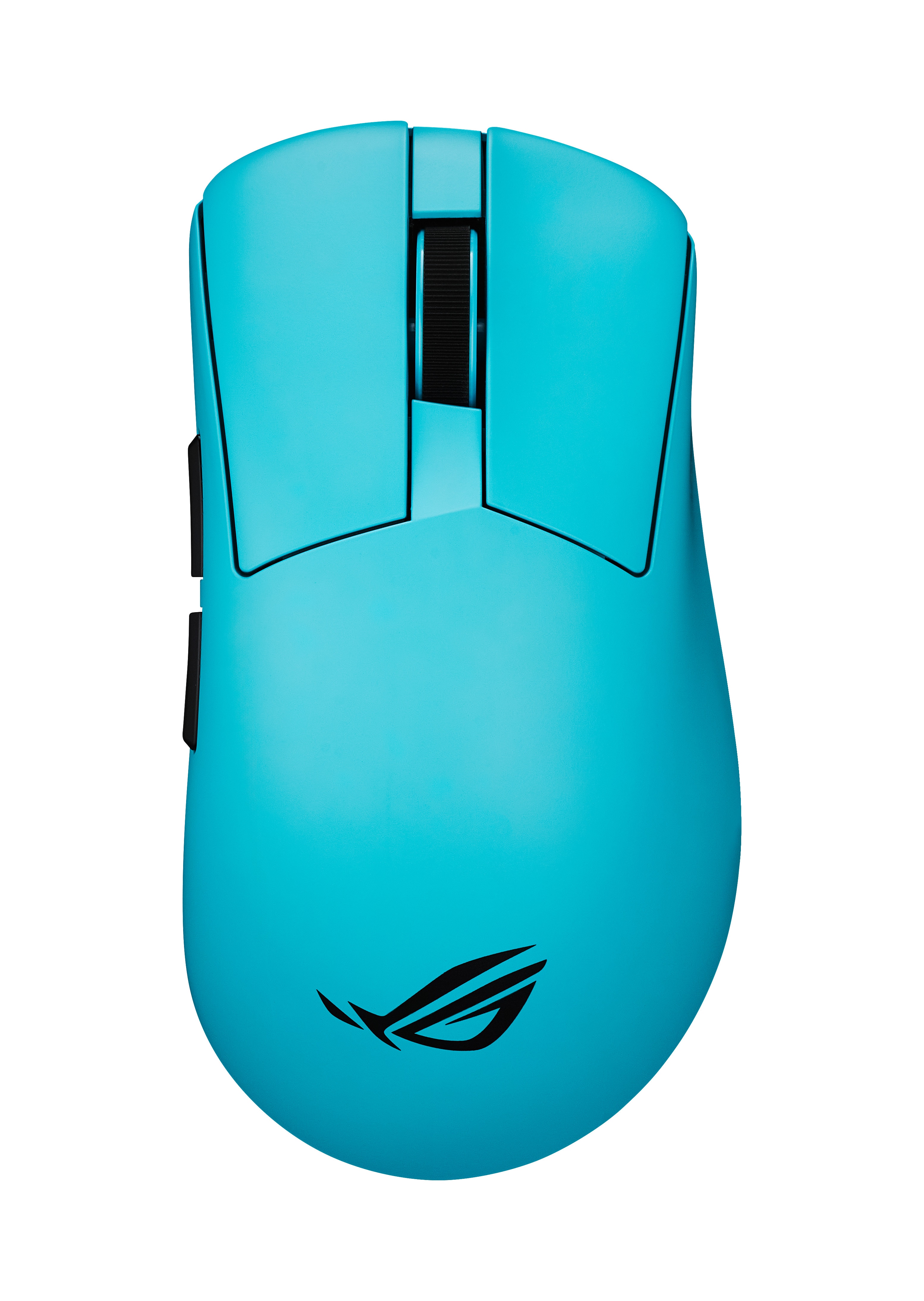 ASUS ROG Gladius IV Ace Gaming-Maus Aqua Blue, 65.000 DPI, 8K Wireless, Bluetooth 6.0, USB-C, ultraleicht 56 g, ergonomisch