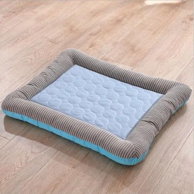 Uplift Picks Ice Silk Cooling Mat For Dogs And Cats Summer Bed blue 45 35cm