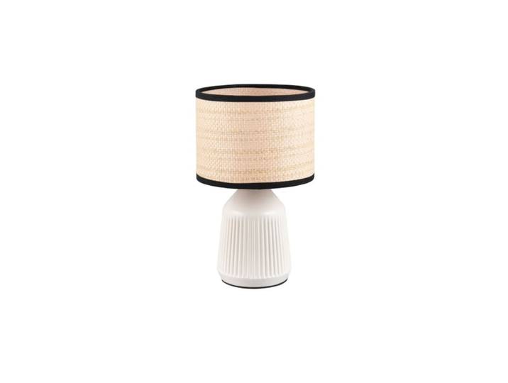 Lampe design en céramique blanc