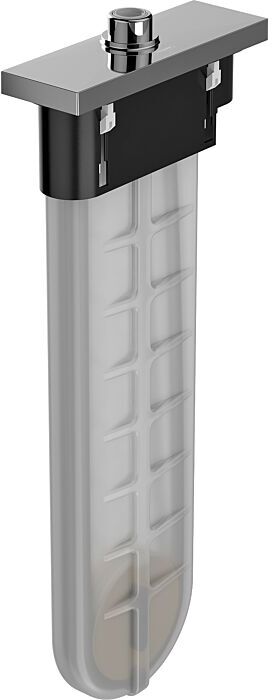 Hansgrohe sBox Wannenrandset 28010000 chrom, eckig, für Wannen- und Fliesenrand
