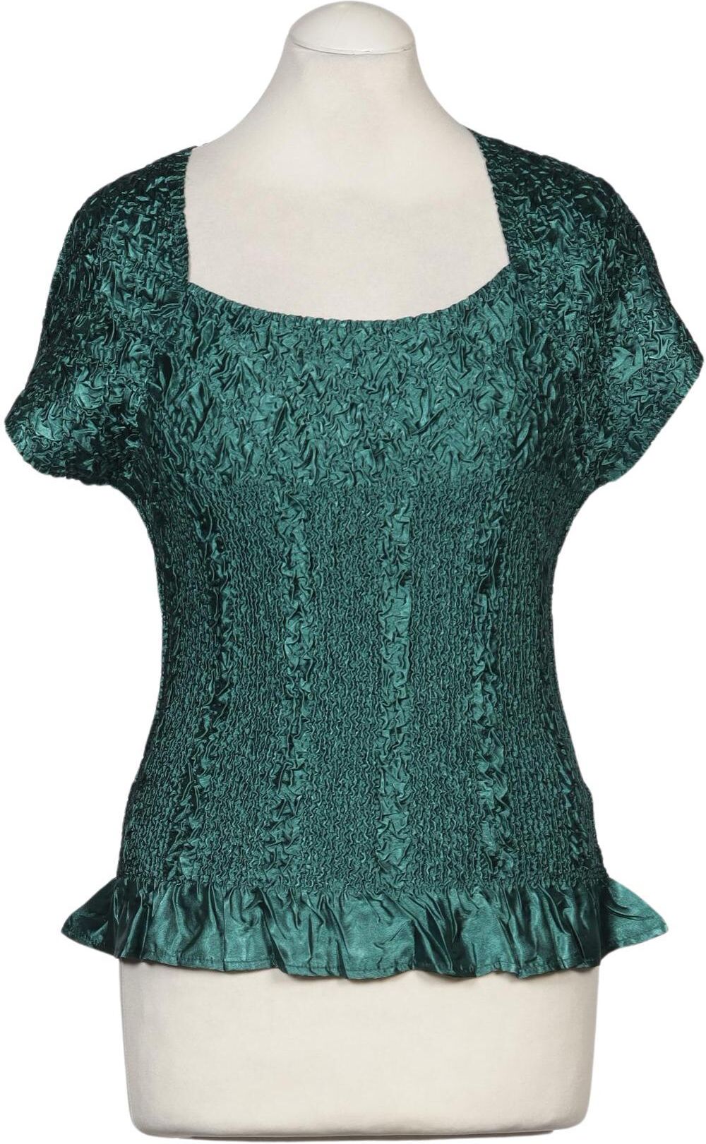 Kriss Trading Sweden Damen Bluse, Grün, Gr. S, Synthetik - Second Hand