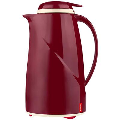 Helios Isolierkanne WAVE PUSH 1,0 l rot