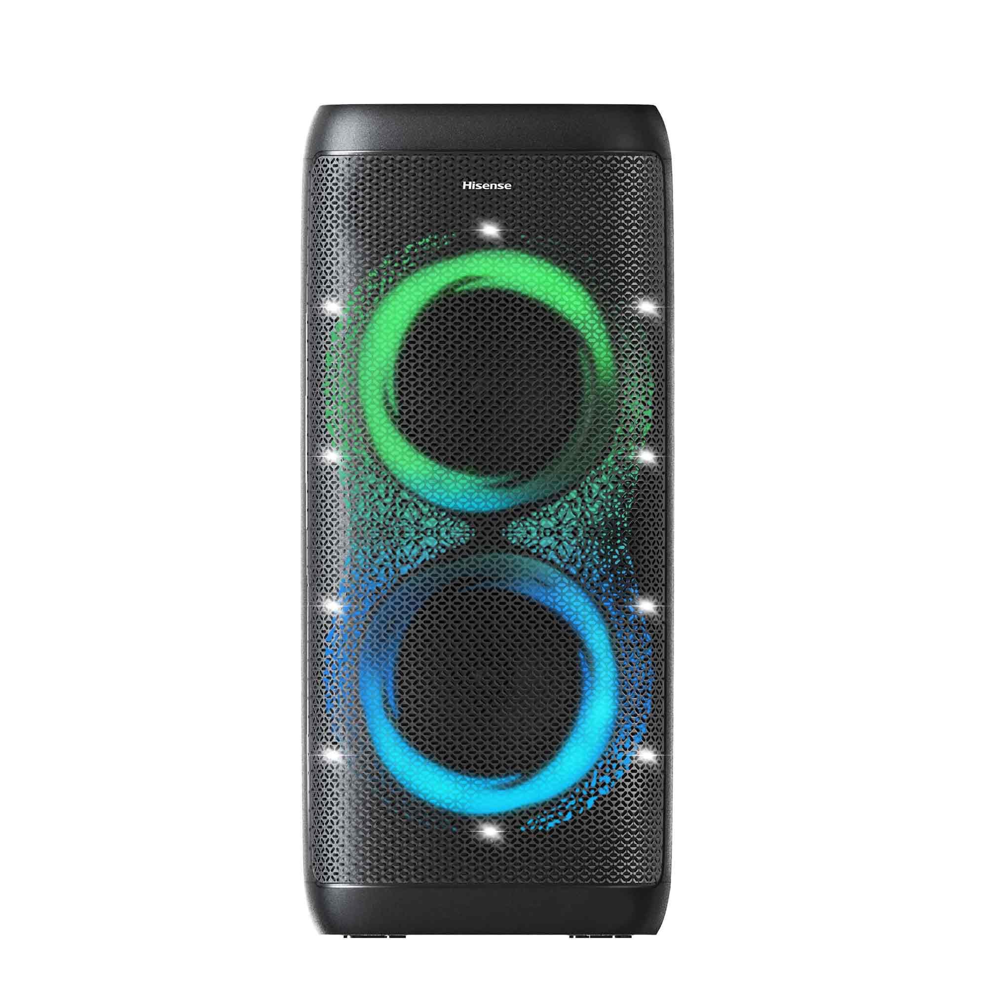 Hisense Party Thunder 620W Klangvolumen 18 Stunden Akkulaufzeit 5-Lichteffekte