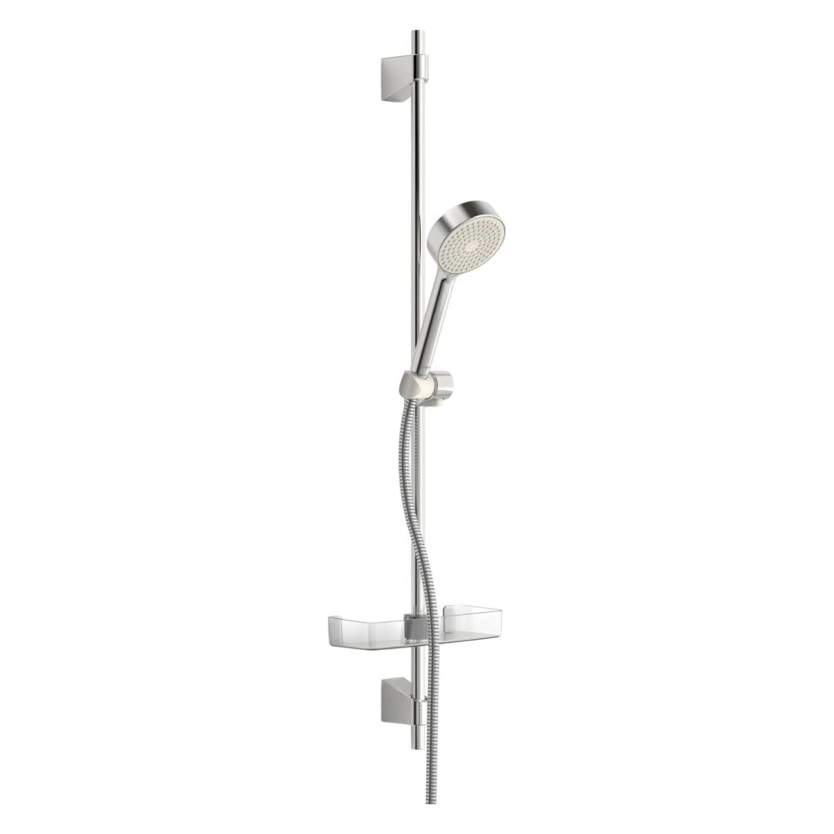 Hansa Hansabasicjet Wandstangen-Brausenset, Länge 960 mm, Anti-Kalk-Technik, 1-strahlig, Durchmesse (44670113)