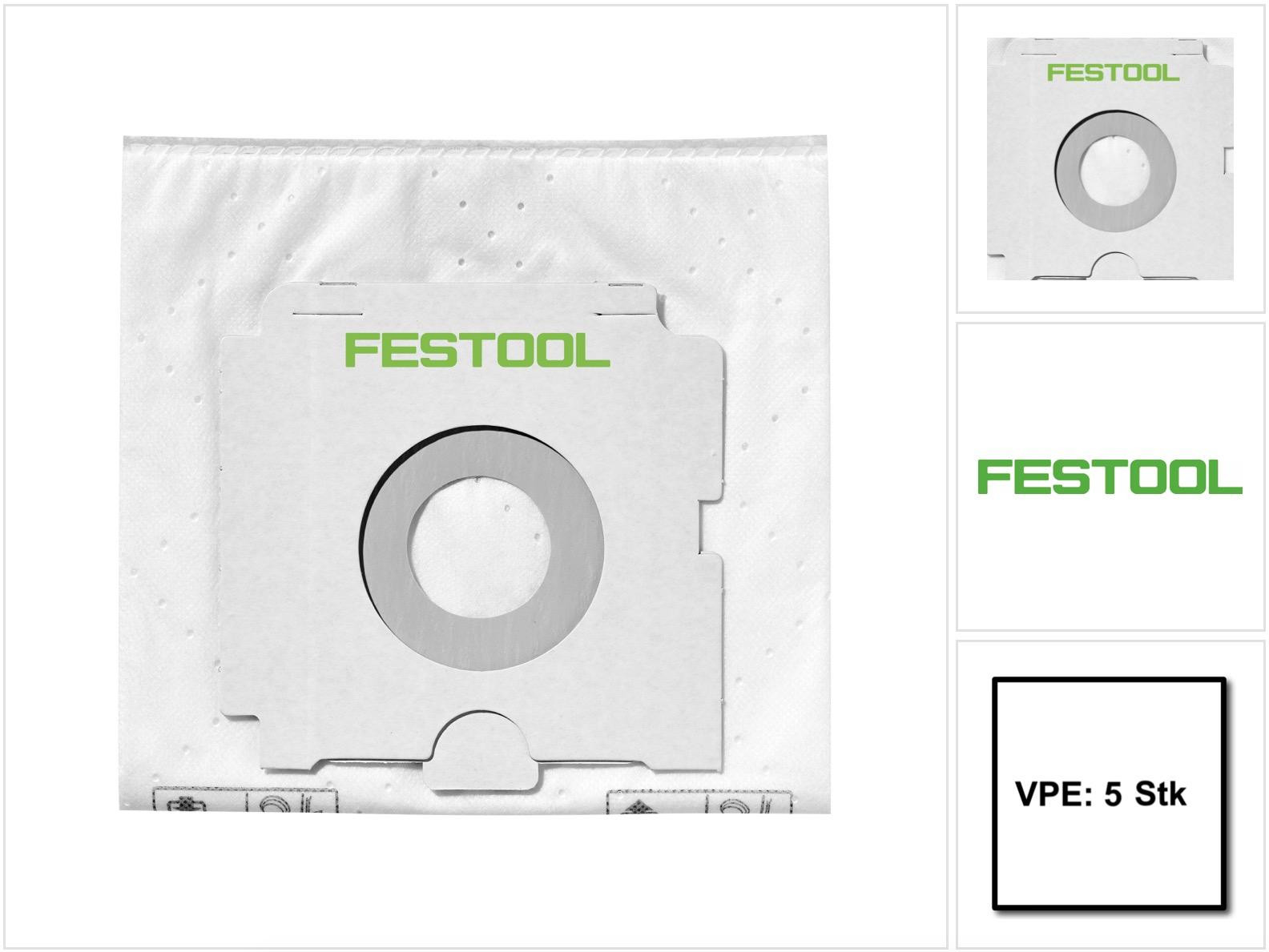 Festool SC FIS-CT48 zelfreinigende filtersaccu voor stofzuiger CT48, 5 stuks