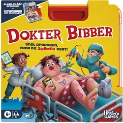 Hasbro Doctor Bibber, electronic board game with all-in-one carrying case (Niederländisch)
