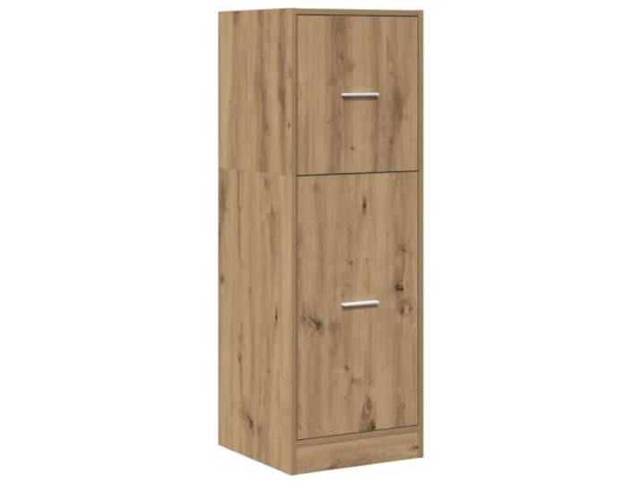 Helloshop26 Apothekerschrank, multifunktional, für die Küche, 40 x 41 x 118 cm, aus Holz, Eiche, handwerklich gefertigt, 02_0050645
