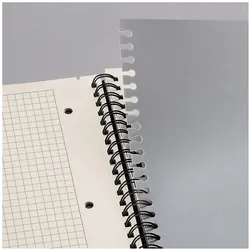 Sigel, Heft + Block, Spiralblock (A4, Kariert, Harter Einband)