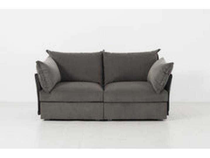 Zweisitzer-Sofa Model 06, Elefantengrau