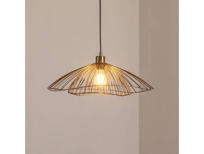 Hängelampe Tel Opviq, dimmbar, bronze / altmessing, für Wohn- / Esszimmer, Metall, Pendelleuchte