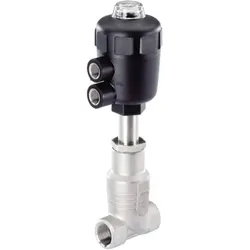 Bürkert 2/2-Wege-Geradsitzventil für Medien bis +180 °C, Edelstahlgehäuse, Elektronikzubehör + Gehäuse