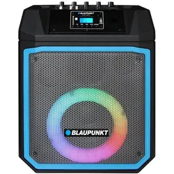 Blaupunkt MB06.2 Tragbarer Lautsprecher, 500 W (3.50 h), Bluetooth Lautsprecher, Schwarz, Blau