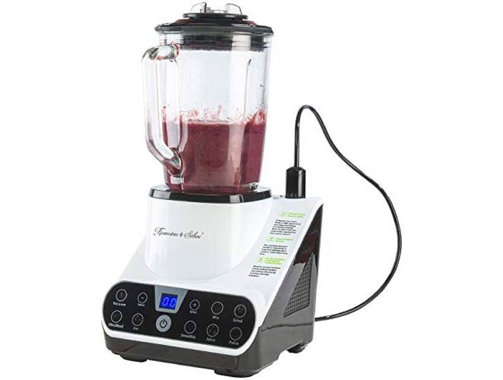 Rosenstein & Söhne Vakuum Mixer: Standmixer mit Vakuumier-Funktion & LED-Touch-Display, 1,5 l, 1.300 W (Smoothie-Mixer, mit Vakuum-Messbecher, Baby)