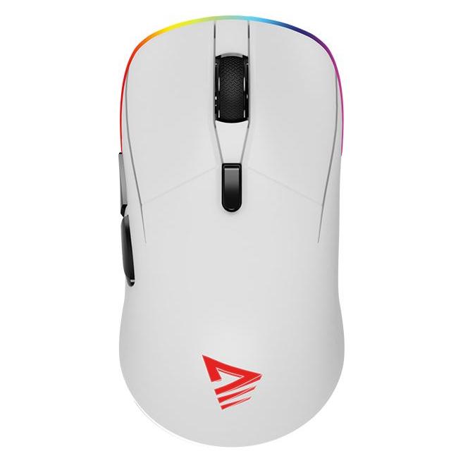 Savio RIFT WHITE Gaming-Maus RGB Dual Mode (Kabelgebunden, Kabellos) (GM-RIFTWHITE)