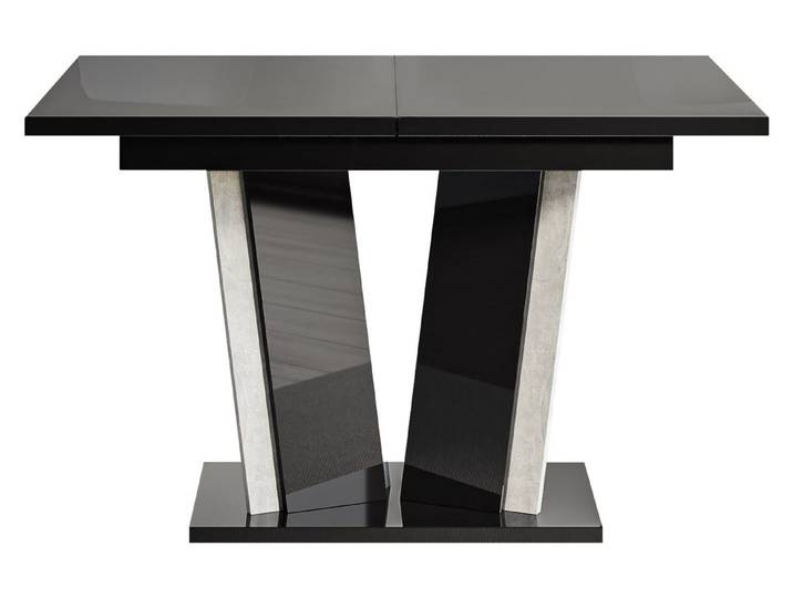MIRJAN24 Esstisch Doha II (Ausziehbar - 1x Einlegeplatte), Rechteck, 120-160x80x75 cm