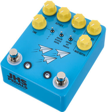 JHS Pedals Flight Delay Blue Blau